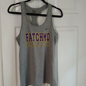 Nike dri fit slim fit work out tank top me…